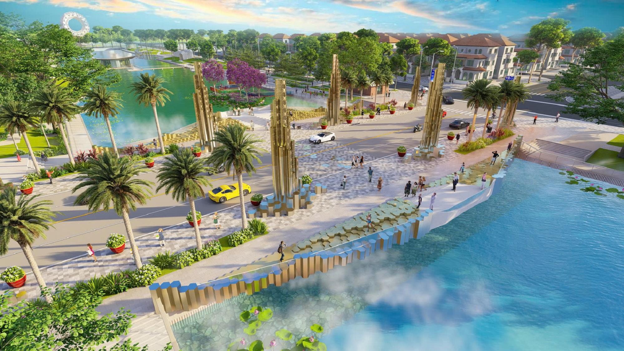 Nhiều công trình biểu tượng và tiện ích trên đại lộ lễ hội sẽ thu hút du khách và người dân