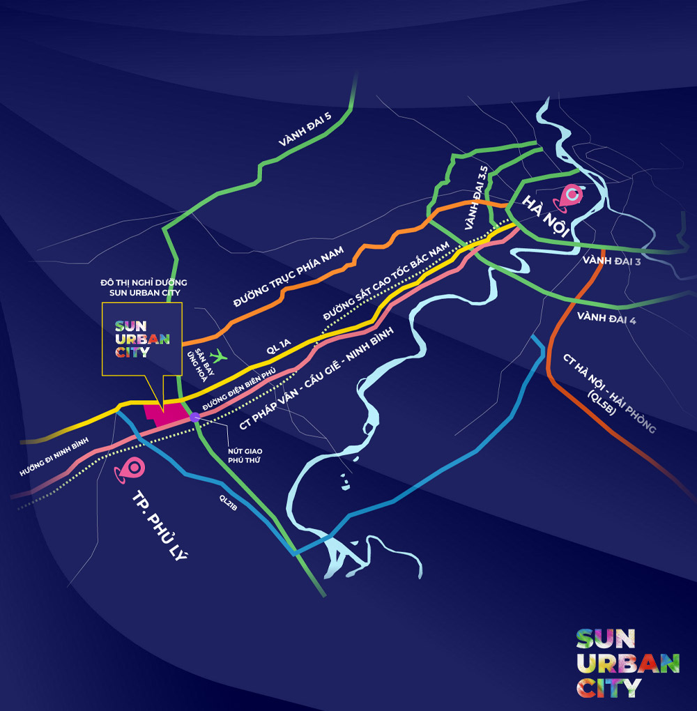 Vị trí Sun Urban City